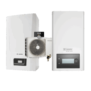 Remeha Elga Ace warmtepomp 6,0 kW + Remeha Calenta Ace-Matic 30C CW4