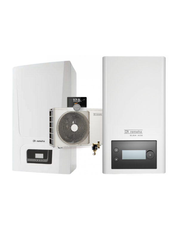 Combideal Remeha Elga Ace warmtepomp 6,0 kW + Remeha Avanta Ace 28C CW4